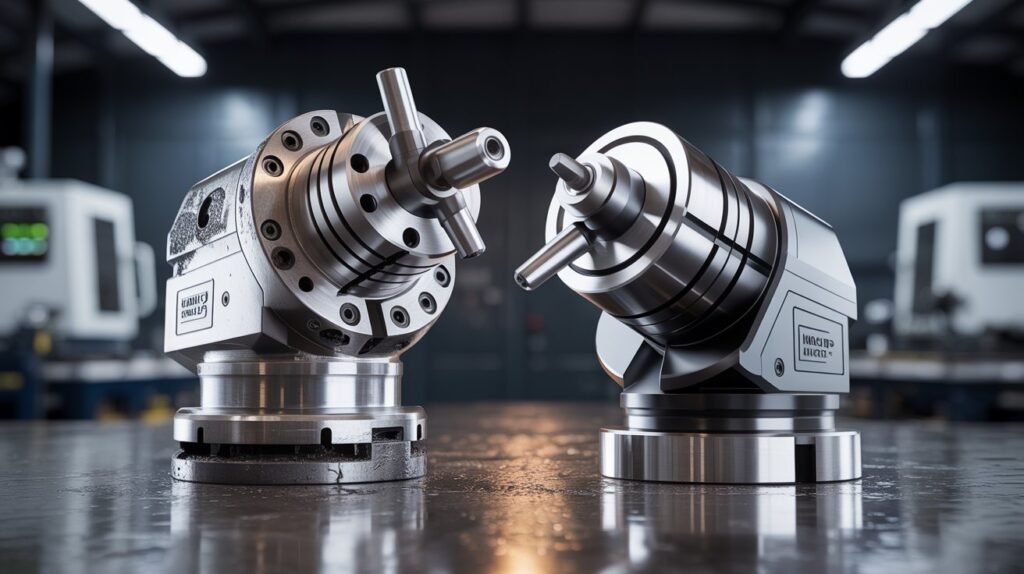 hydraulic vs. mechanical chucks