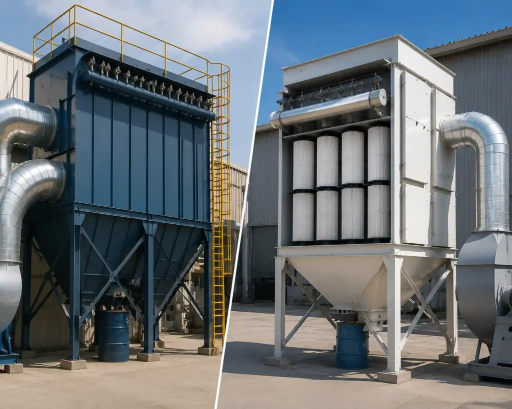 Baghouse vs Cartridge Dust Collector