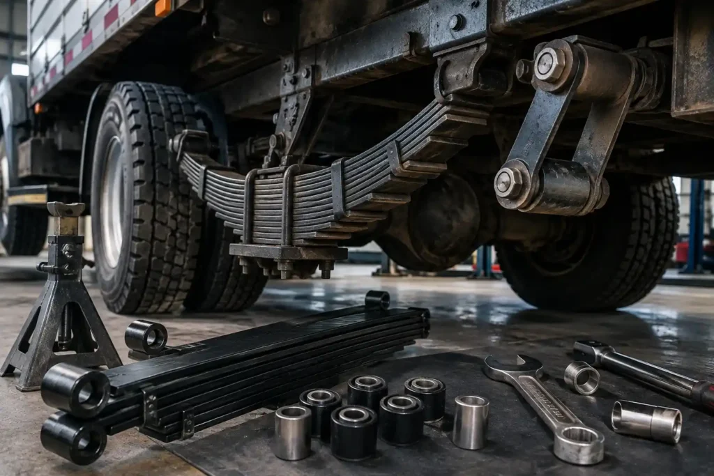 Replacing Leaf Springs & Bushings