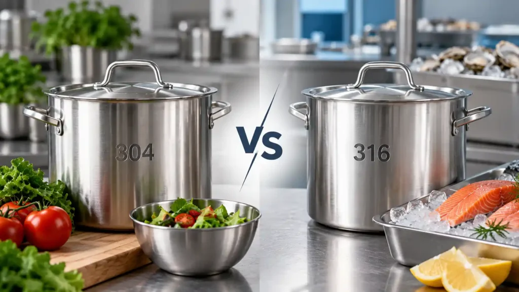 304 vs 316 Stainless Steel Food Grade