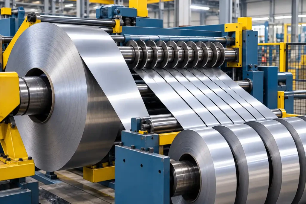 How Does a Steel Coil Slitting Line Work