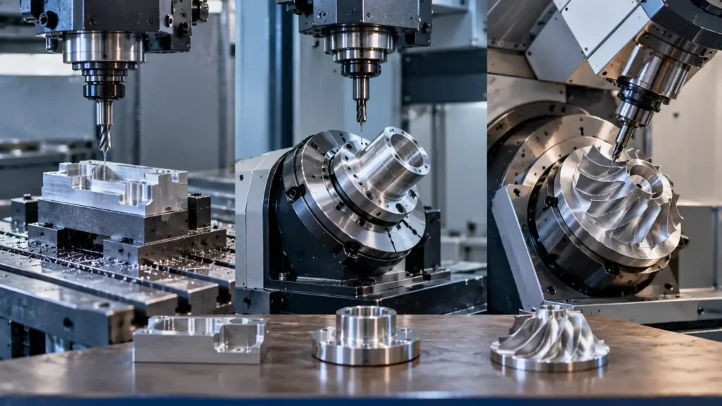 3 Axis 4 Axis 5 Axis CNC