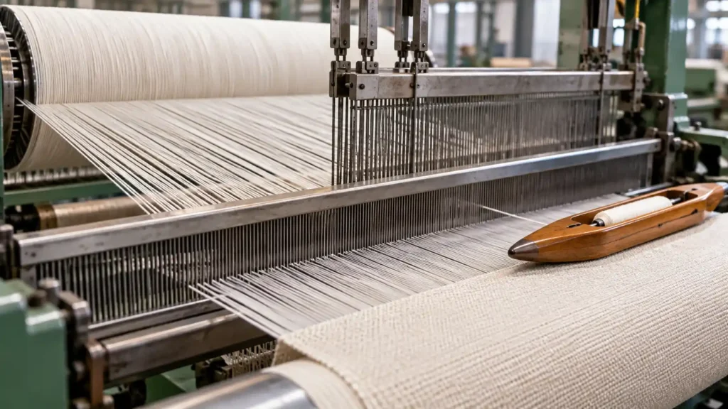 how does a loom machine work