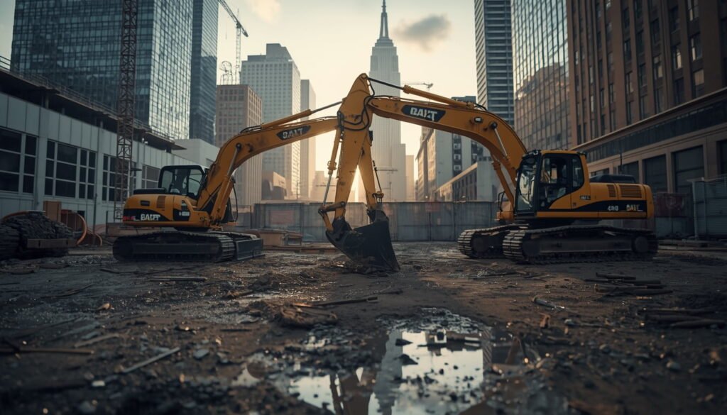 mini excavators vs. standard excavators